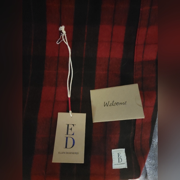 ED Ellen Degeneres Oax to Oax tote handbag tartan - Picture 7 of 9